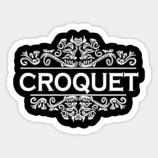 Sports Croquet Sticker